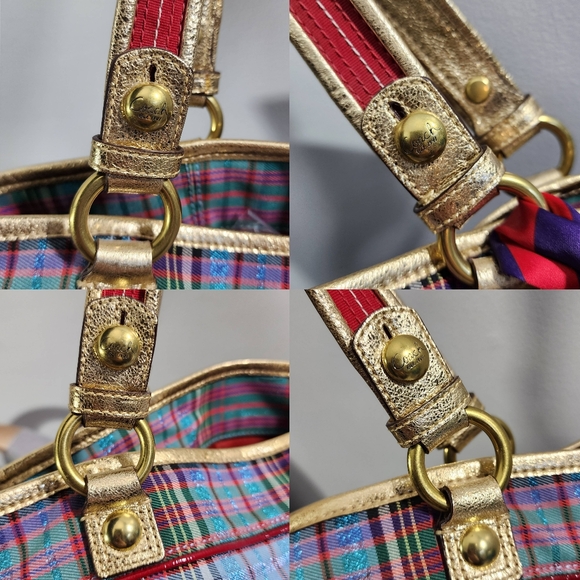 Coach Rare Vintage Poppy Tote - Picture 15 of 16